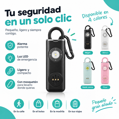 SAFELLE: Alarma Portátil de Seguridad Personal