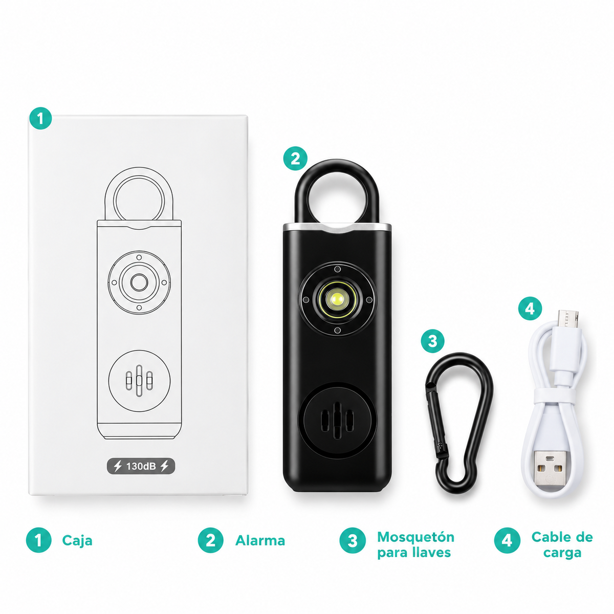 SAFELLE: Alarma Portátil de Seguridad Personal