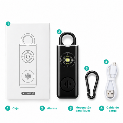 SAFELLE: Alarma Portátil de Seguridad Personal